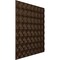 Ekena Millwork 19 5/8in. W x 19 5/8in. H Coralie EnduraWall Decorative 3D Wall Panel Covers 2.67 Sq. Ft. WP20X20CICAB - alternate 6